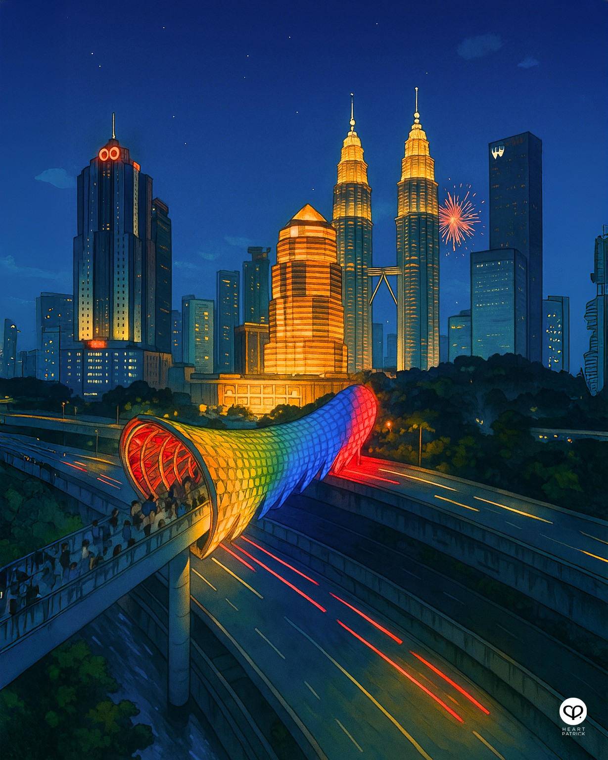 heartpatrick travel heritage photography AI art chatgpt studio ghibli kuala lumpur