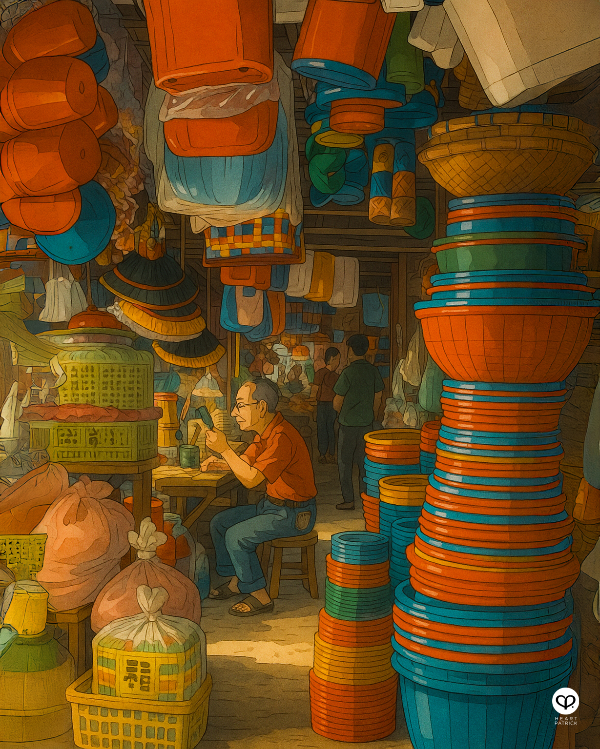 heartpatrick travel heritage photography AI art chatgpt studio ghibli kuala lumpur