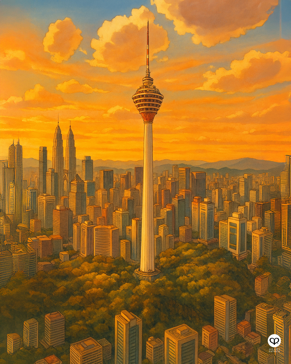 heartpatrick travel heritage photography AI art chatgpt studio ghibli kuala lumpur