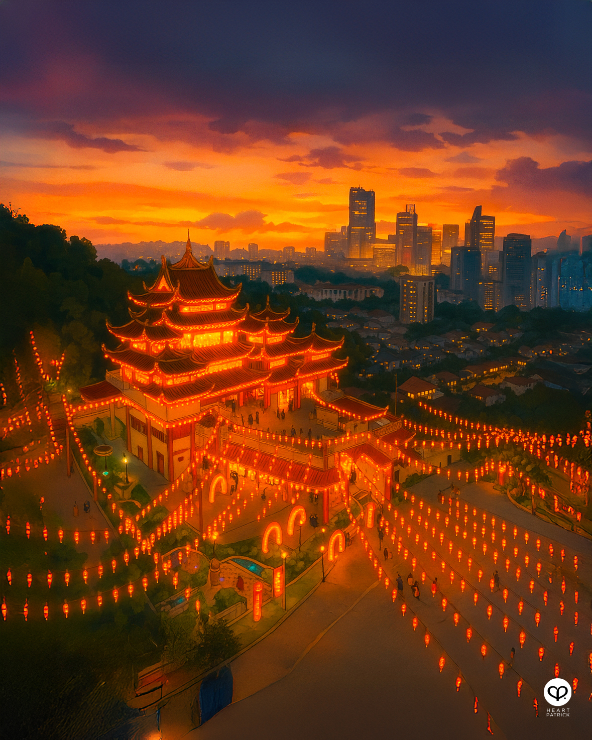 heartpatrick travel heritage photography AI art chatgpt studio ghibli kuala lumpur