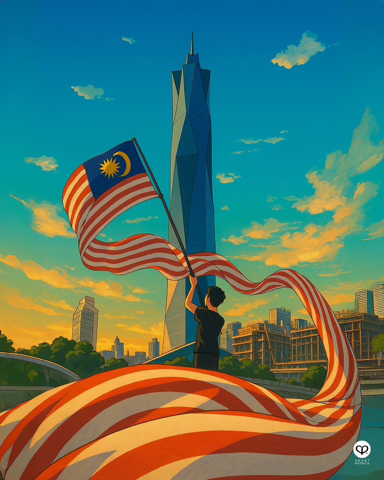 heartpatrick travel heritage photography AI art chatgpt studio ghibli kuala lumpur