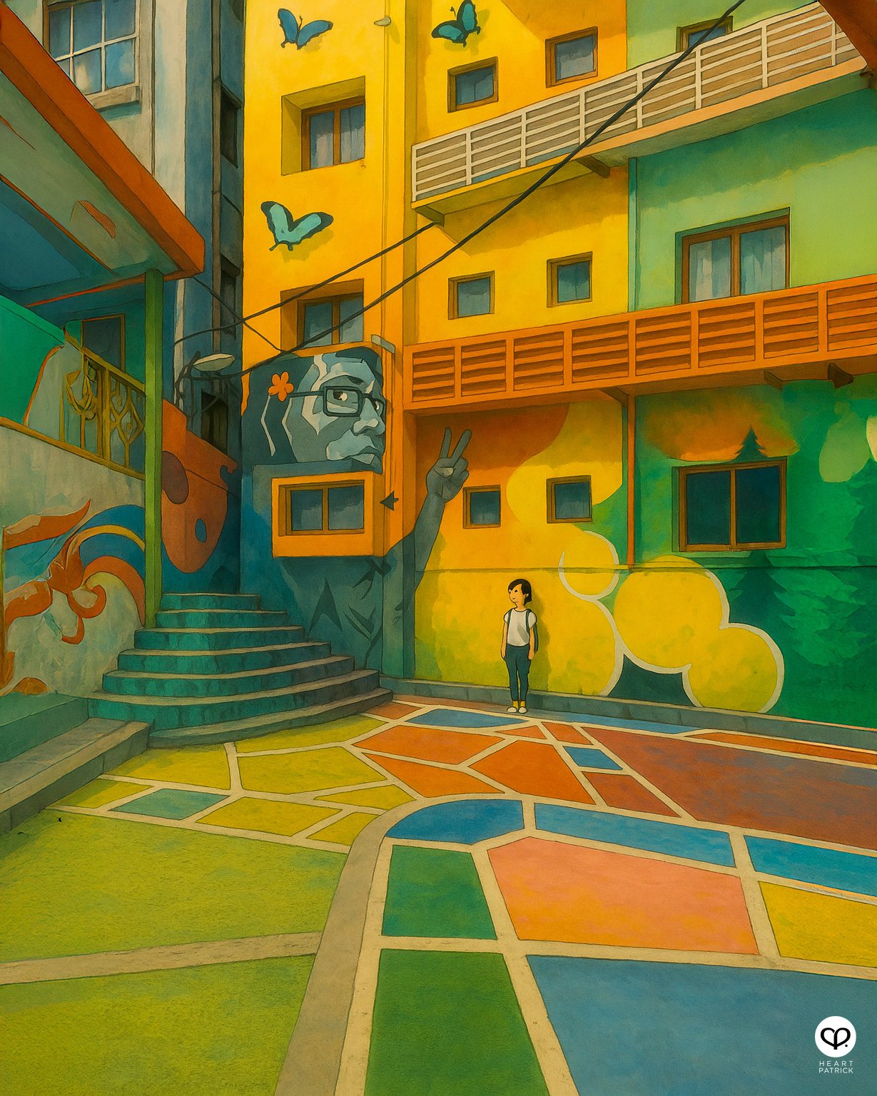 heartpatrick travel heritage photography AI art chatgpt studio ghibli kuala lumpur