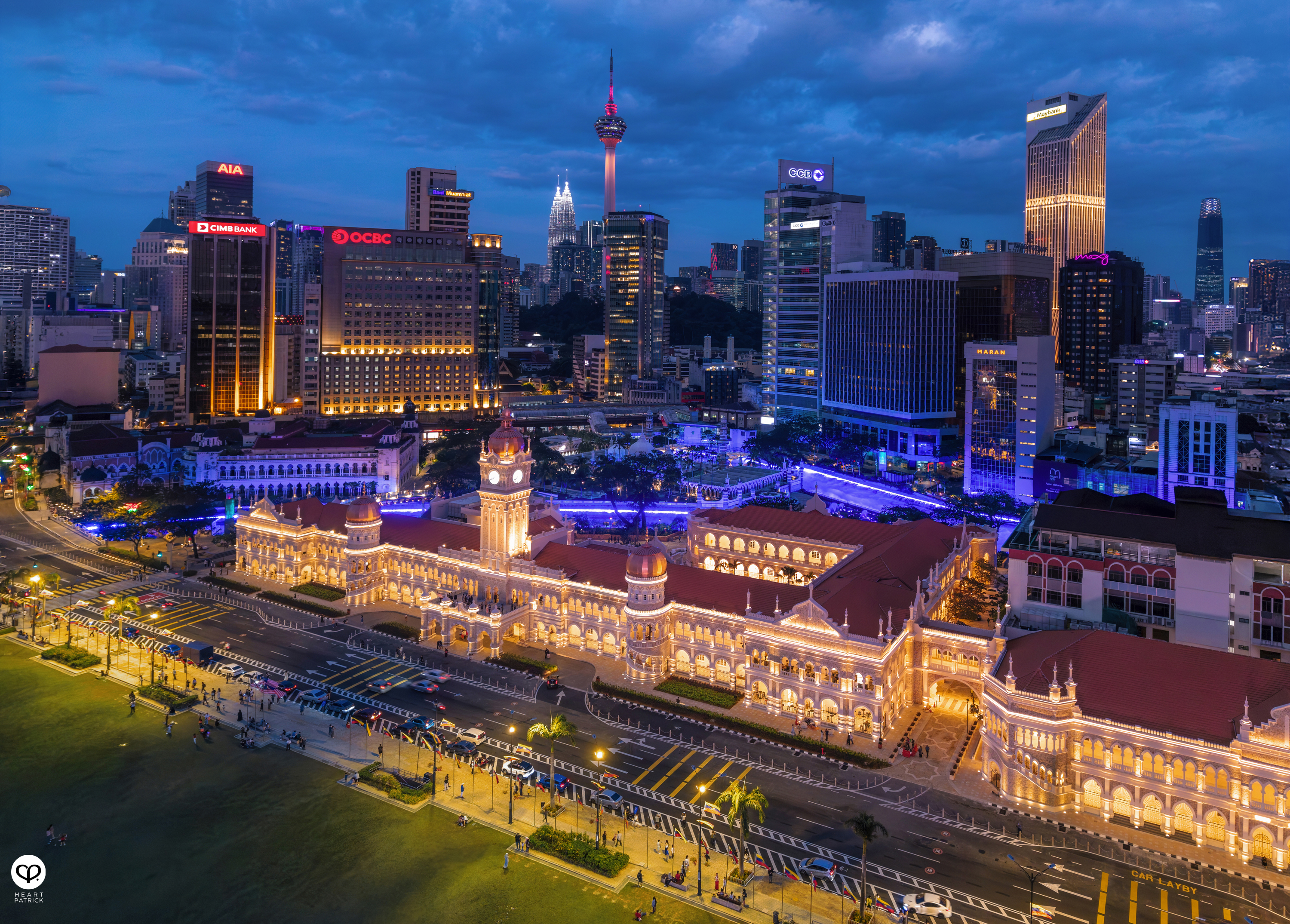 heartpatrick architecture aerial photography sultan abdul samad building kuala lumpur heritage