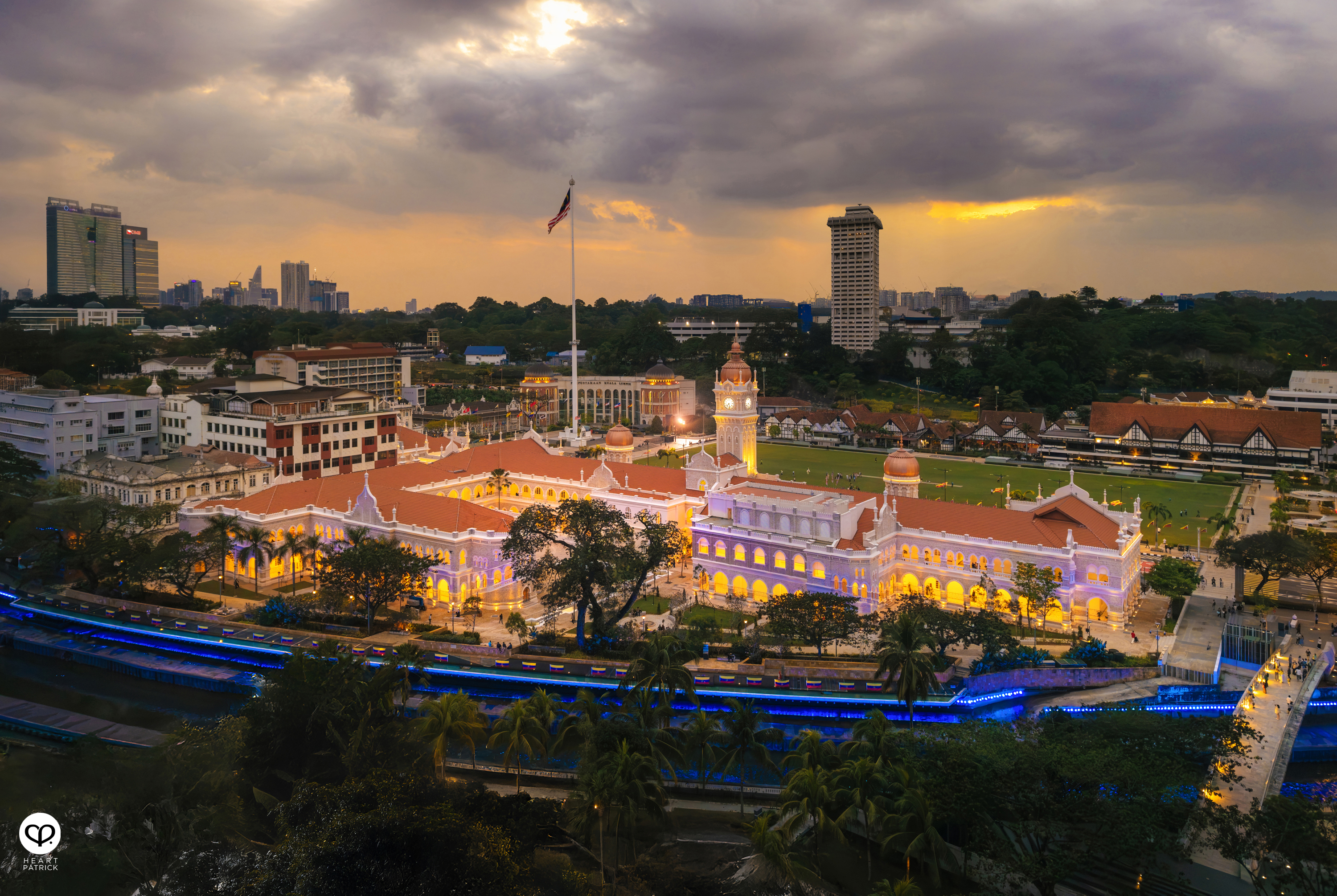 heartpatrick architecture aerial photography sultan abdul samad building kuala lumpur heritage