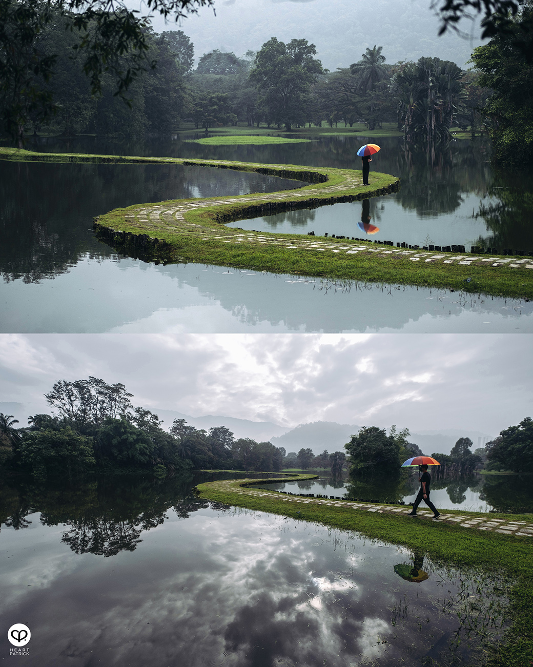 heartpatrick urban exploring taiping lake gardens perak malaysia