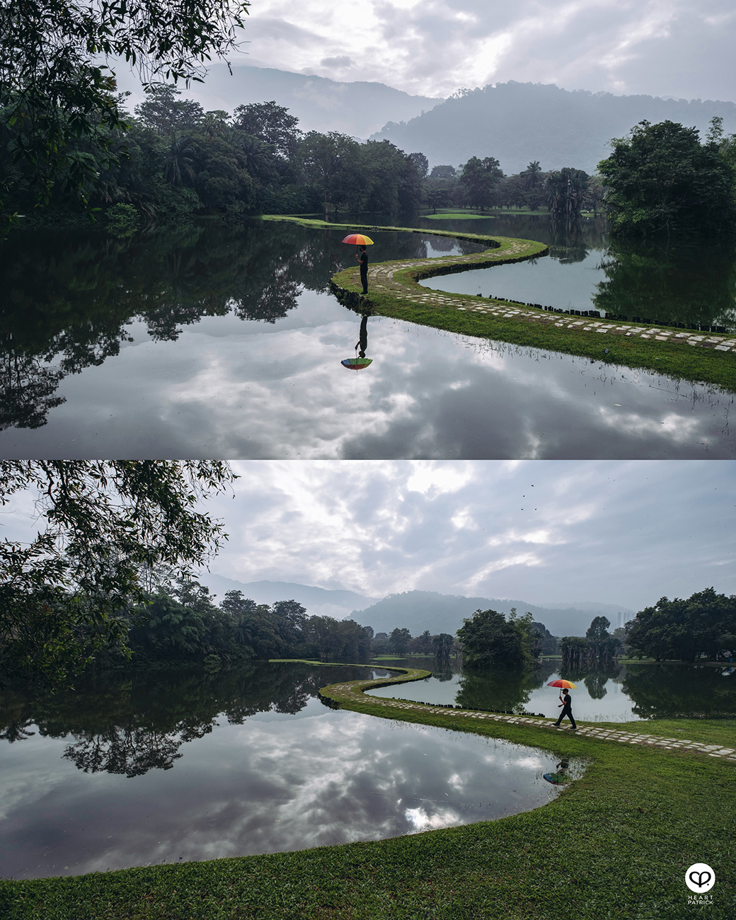 heartpatrick urban exploring taiping lake gardens perak malaysia