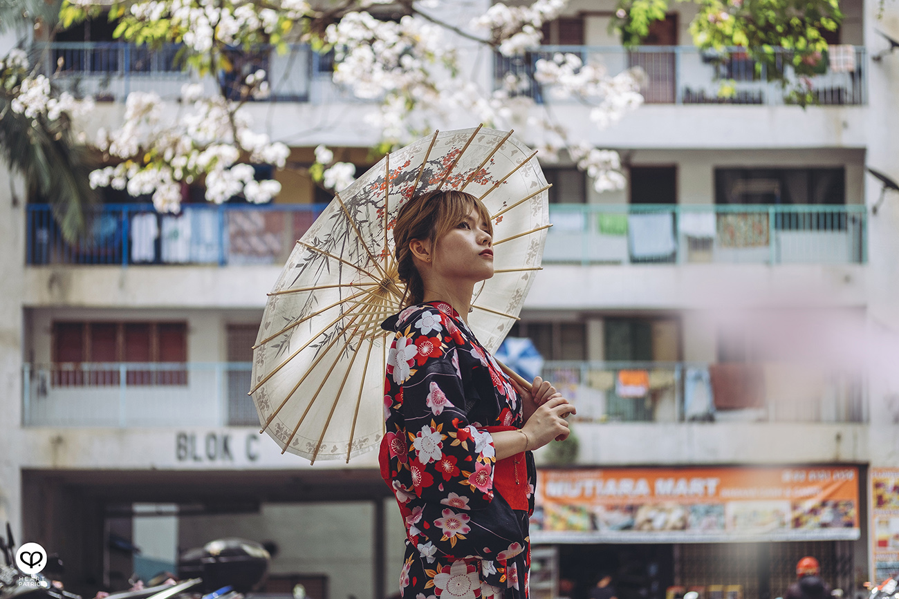 heartpatrick urban exploring portraits tecoma sakura spring malaysia kuala lumpur
