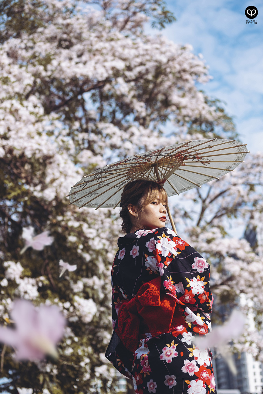 heartpatrick urban exploring portraits tecoma sakura spring malaysia kuala lumpur
