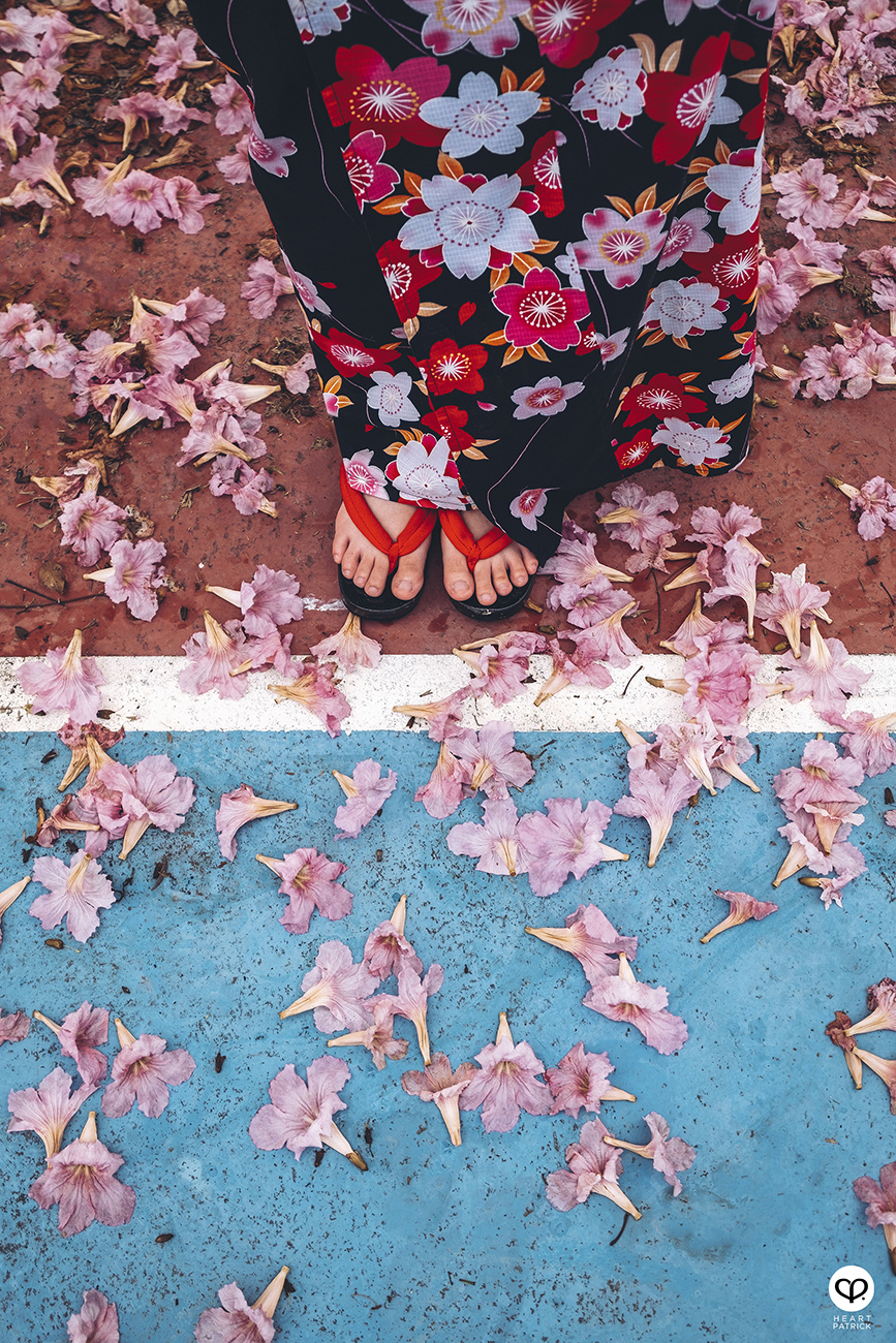 heartpatrick urban exploring portraits tecoma sakura spring malaysia kuala lumpur