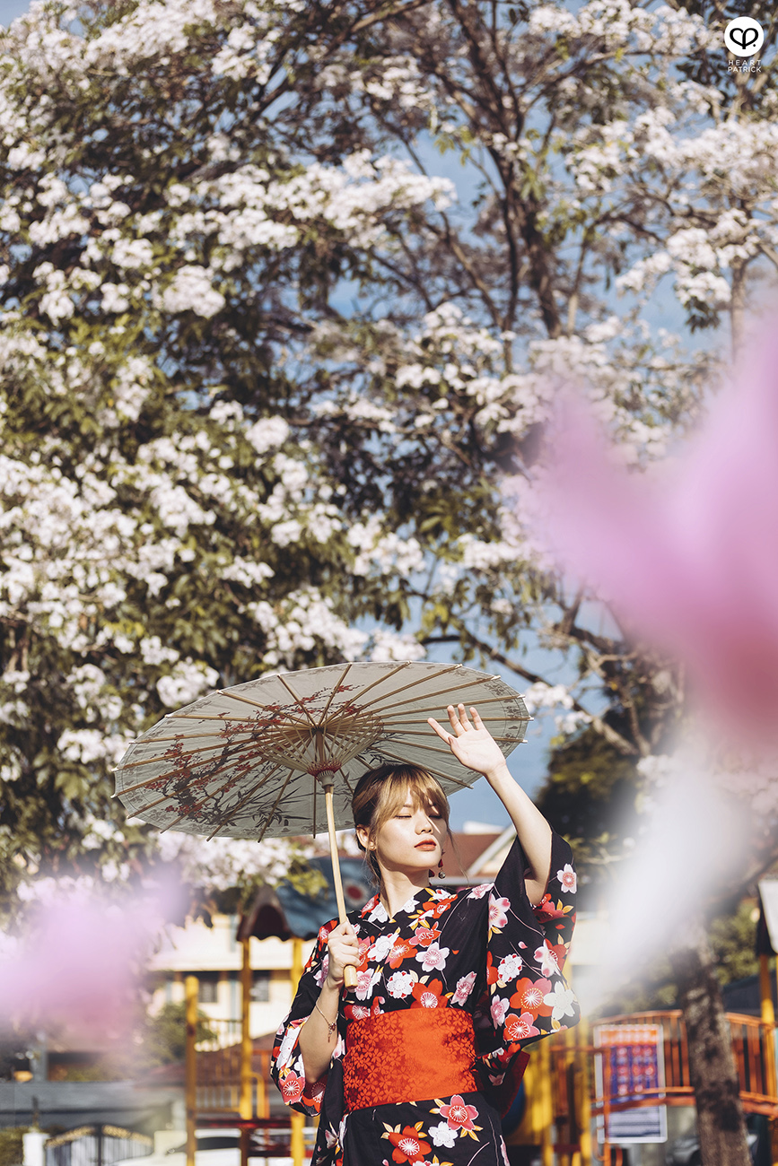 heartpatrick urban exploring portraits tecoma sakura spring malaysia kuala lumpur