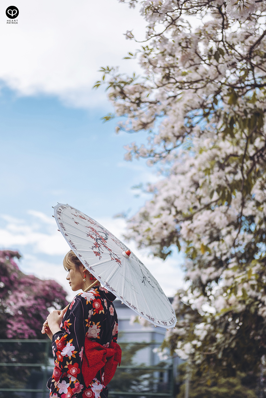 heartpatrick urban exploring portraits tecoma sakura spring malaysia kuala lumpur