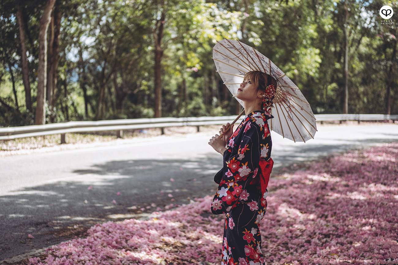 heartpatrick urban exploring portraits tecoma sakura spring malaysia kuala lumpur