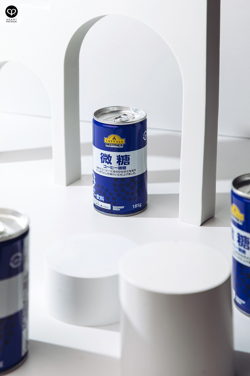 heartpatrick product photography topvalu low sugar coffee