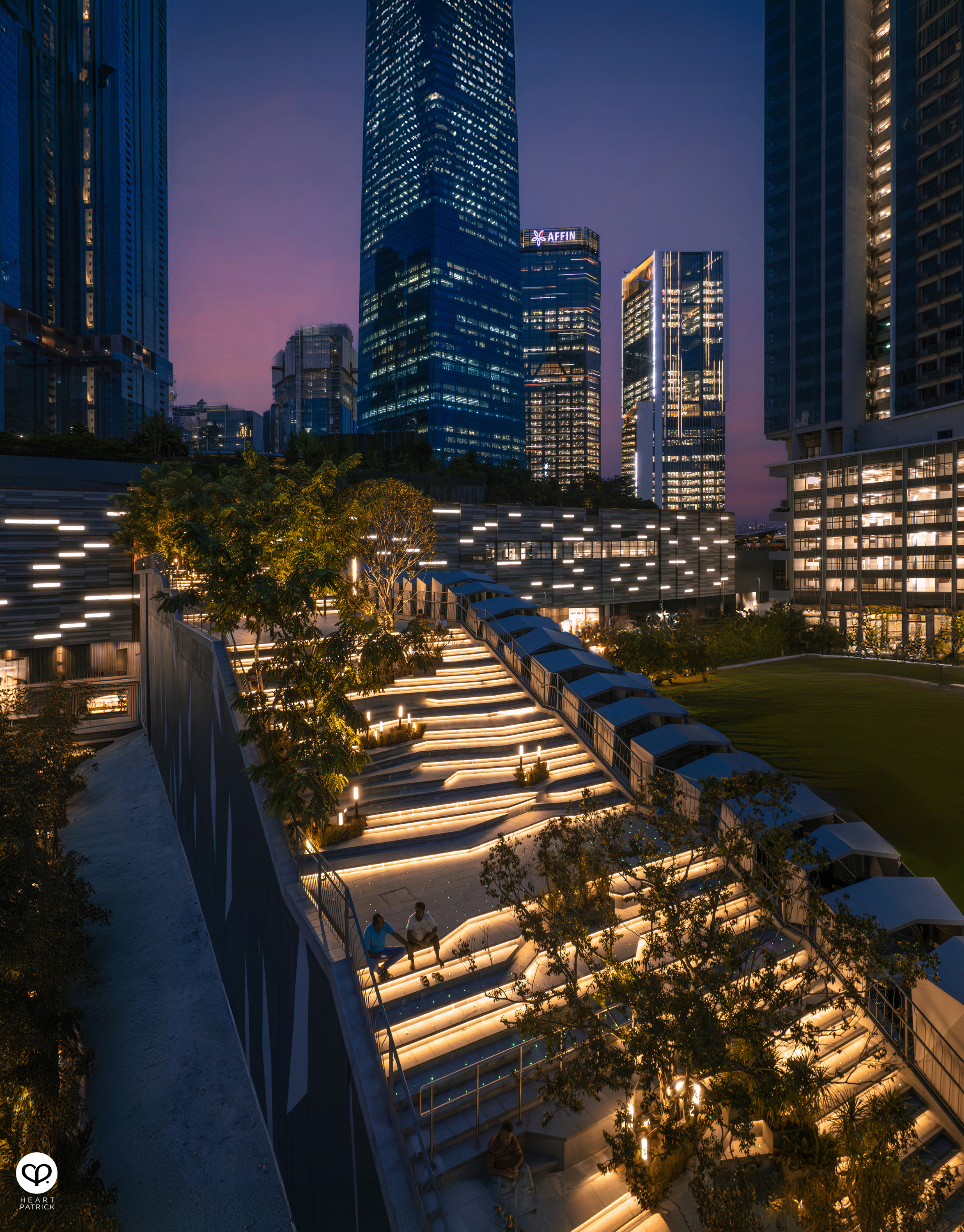 heartpatrick street aerial architecture photography barat walk tun razak exchange kuala lumpur