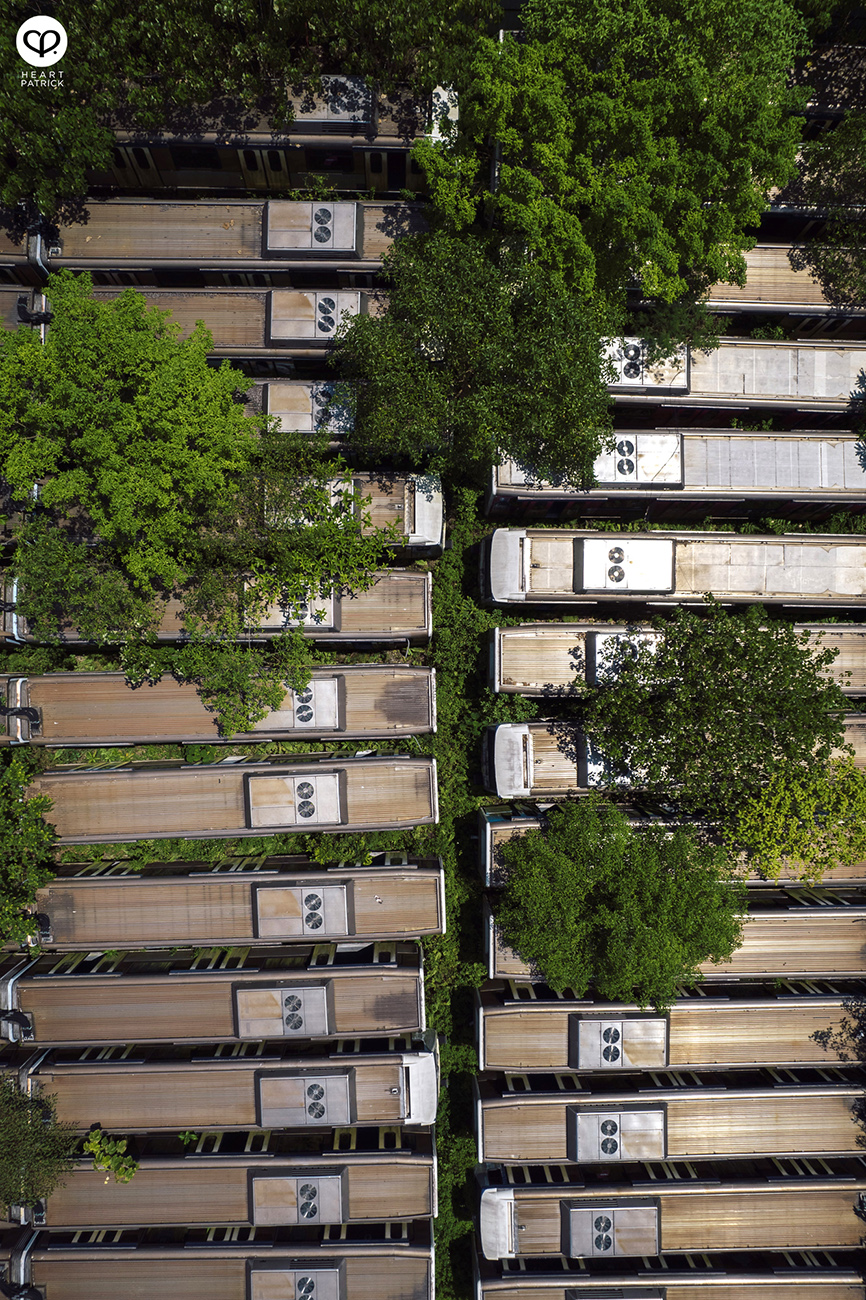 heartpatrick urban exploring abandoned LRT train cars ulu yam