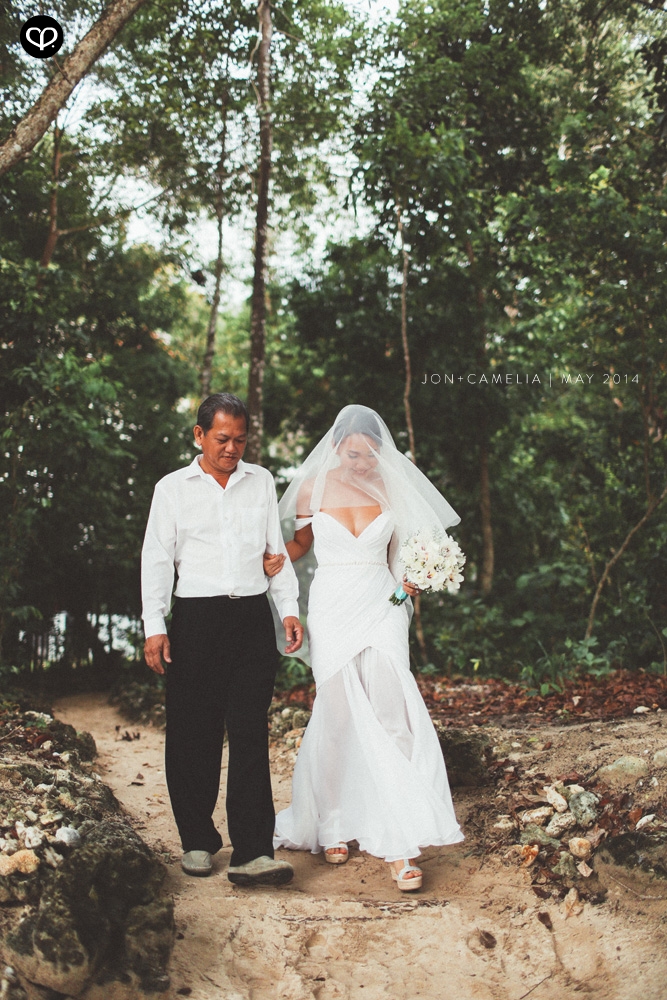 actual-day beach wedding and dinner reception at the Andaman Langkawi Malaysia