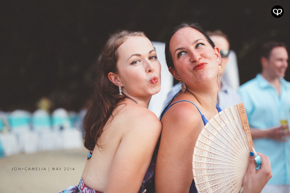 actual-day beach wedding and dinner reception at the Andaman Langkawi Malaysia