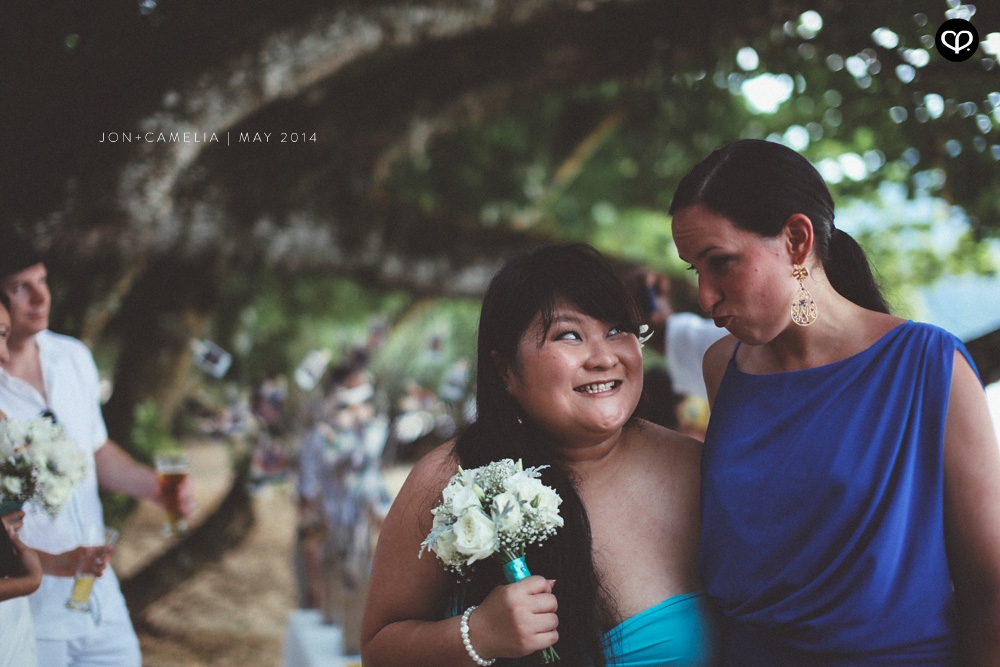 actual-day beach wedding and dinner reception at the Andaman Langkawi Malaysia