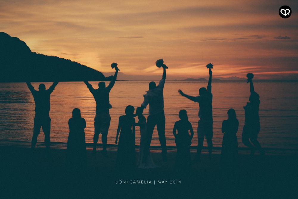 actual-day beach wedding and dinner reception at the Andaman Langkawi Malaysia