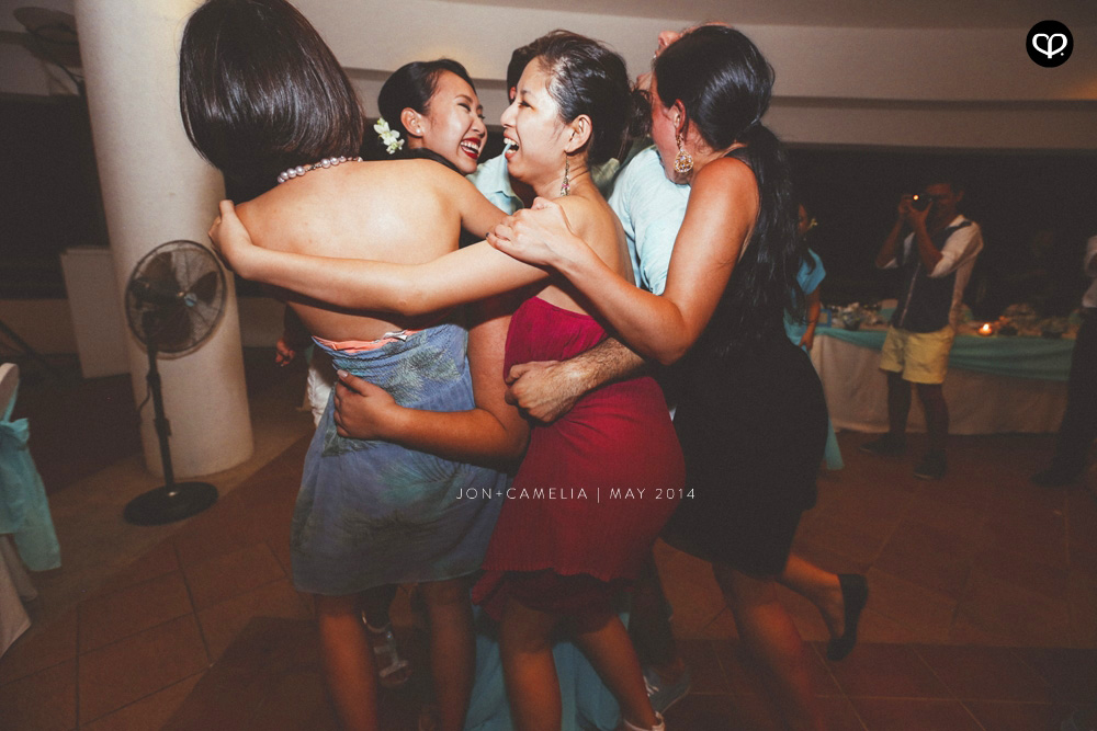 actual-day beach wedding and dinner reception at the Andaman Langkawi Malaysia