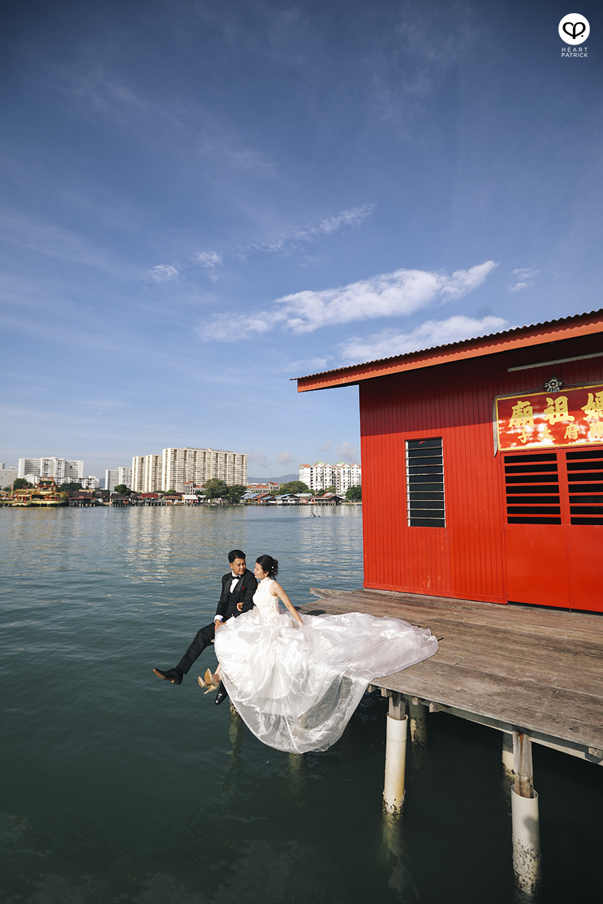 heartpatrick prewedding georgetown penang drone mavic pro