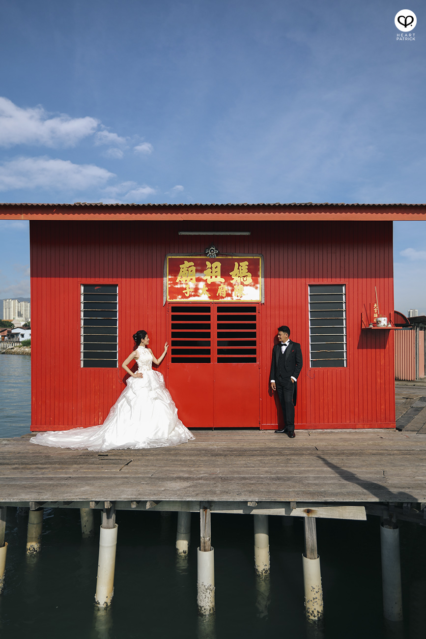 heartpatrick prewedding georgetown penang drone mavic pro