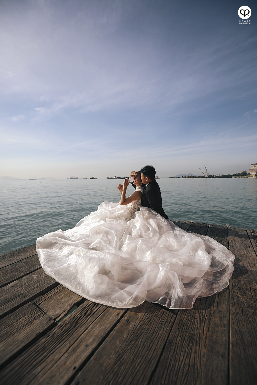 heartpatrick prewedding georgetown penang drone mavic pro