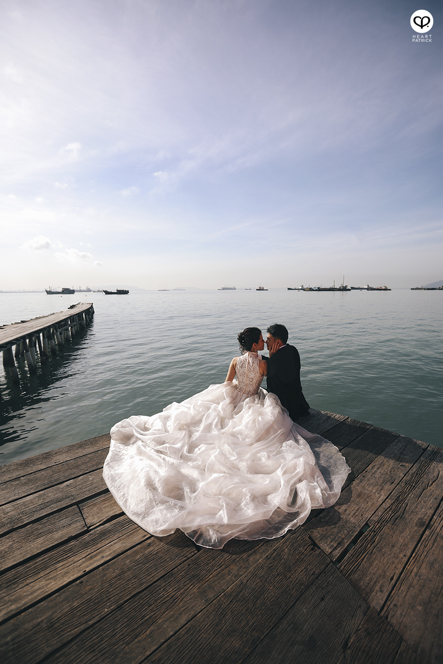 heartpatrick prewedding georgetown penang drone mavic pro