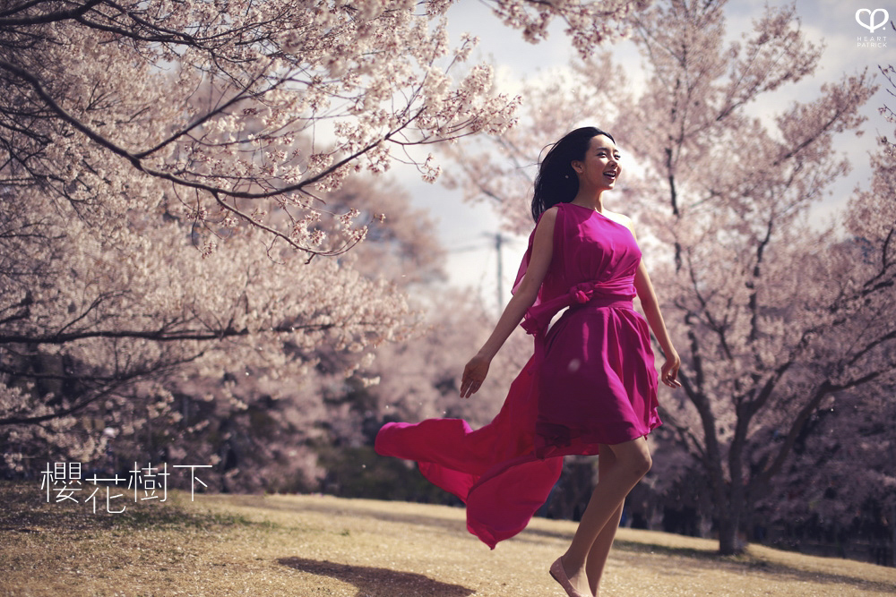 heartpatrick wedding prewedding destination sakura japan cherry blossom