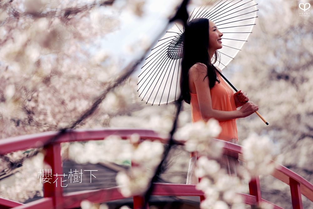 heartpatrick wedding prewedding destination sakura japan cherry blossom