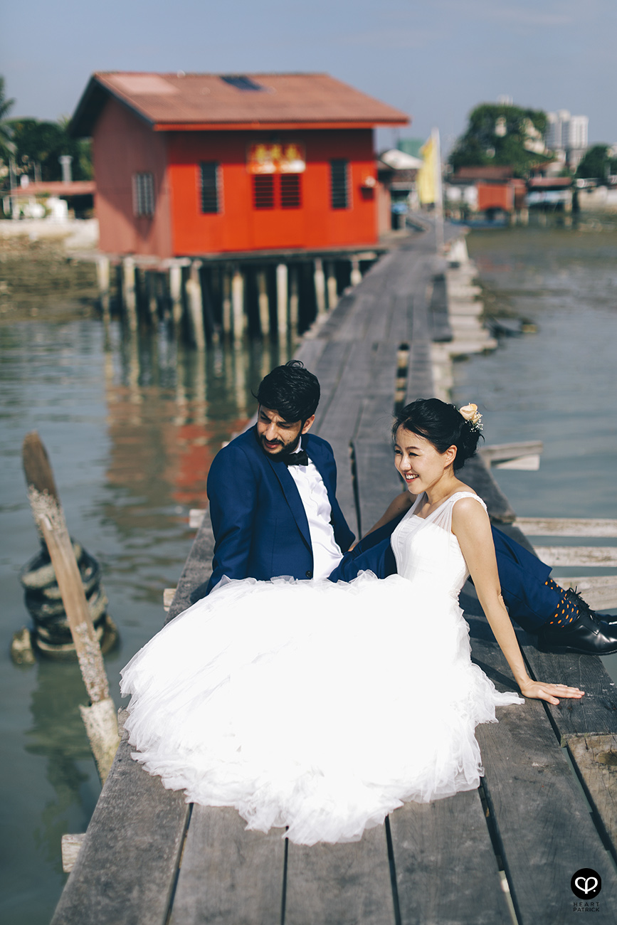 heartpatrick prewedding couple portraits penang georgetown heritage