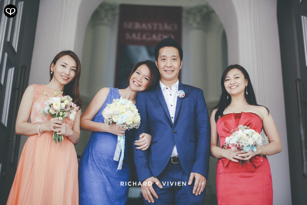 chinese actual-day luncheon reception wedding at Flutes at the National Museum, Singapore