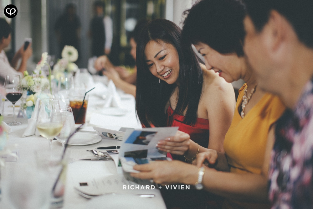 chinese actual-day luncheon reception wedding at Flutes at the National Museum, Singapore