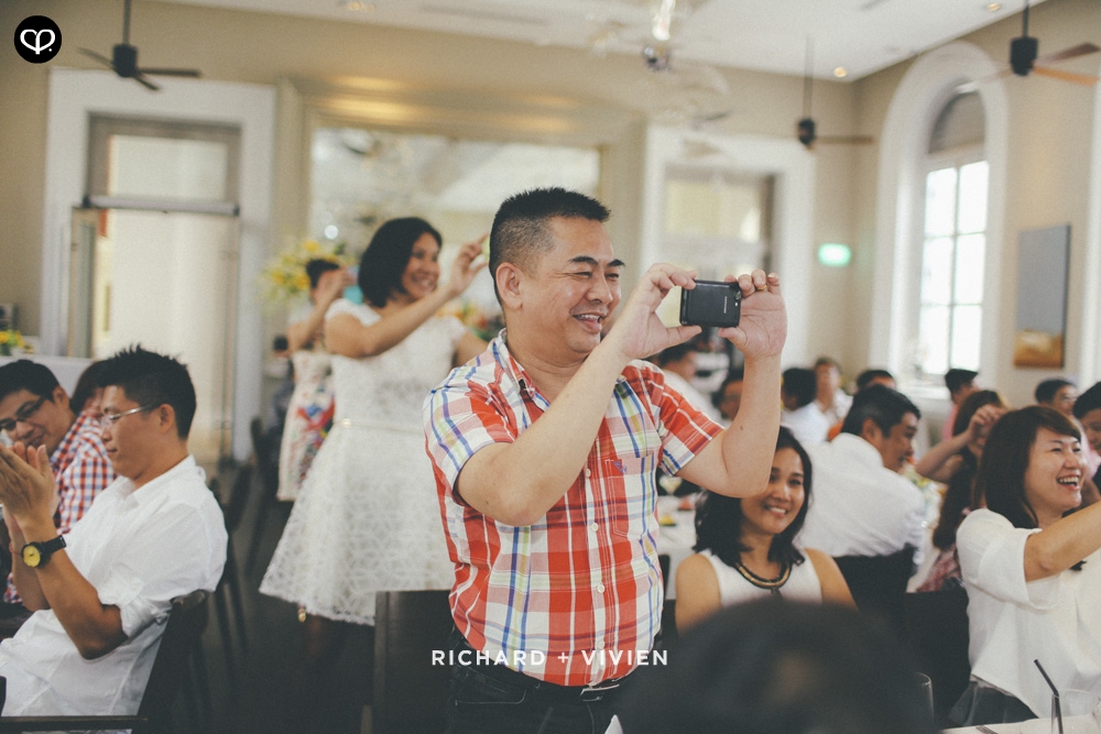 chinese actual-day luncheon reception wedding at Flutes at the National Museum, Singapore