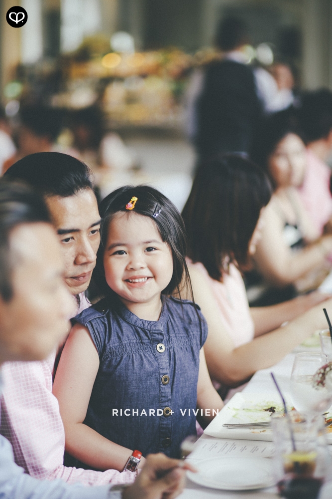 chinese actual-day luncheon reception wedding at Flutes at the National Museum, Singapore