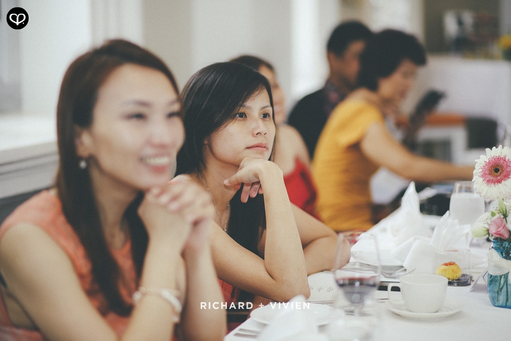 chinese actual-day luncheon reception wedding at Flutes at the National Museum, Singapore