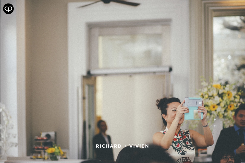 chinese actual-day luncheon reception wedding at Flutes at the National Museum, Singapore