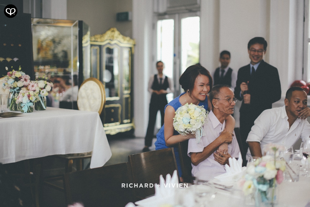 chinese actual-day luncheon reception wedding at Flutes at the National Museum, Singapore