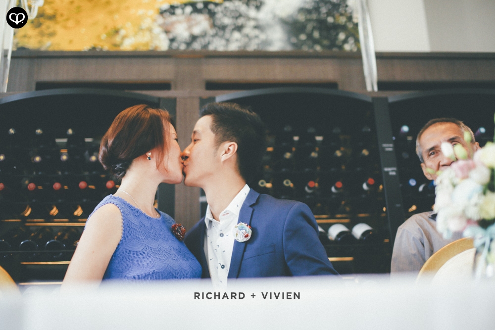 chinese actual-day luncheon reception wedding at Flutes at the National Museum, Singapore