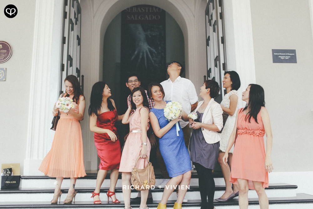 chinese actual-day luncheon reception wedding at Flutes at the National Museum, Singapore